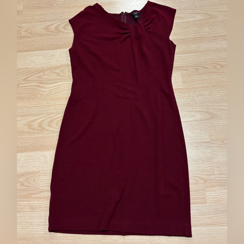 Ann Taylor Burgundy Dress